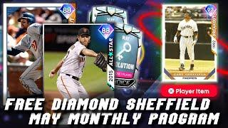 MAY Monthly Program! FREE Diamond Sheffield! Evolution Bumgarner & Kemp! MLB The Show 21