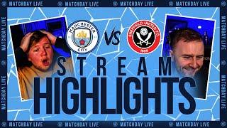 OUR SEASON IS ON THE LINE! | Man City 1-0 Sheffield United : Stream Highlights