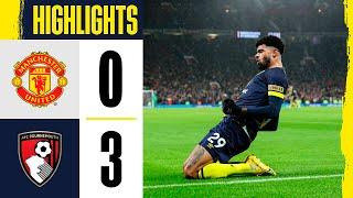 Manchester United vs Bournemouth 0-3 Extended Highlights Goals - Premier League 2023-24