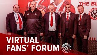 Sheffield United Virtual Fans' Forum.