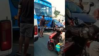 Accident????Bus Hit Car#viral #asmr #ytshorts #shorts#youtube_short #bus#busdriver