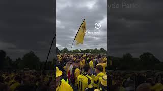 London pulsiert in Schwarz und Gelb!Dortmund-Fans fiebern dem UCL-Finale entgegen !#BVBRMA #UCLfinal