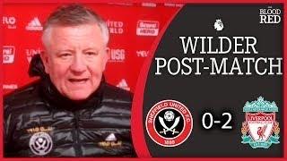 TOUGH FOR RHIAN BREWSTER" | Chris Wilder Press Conference | Sheffield United 0-2 LIVERPOOL