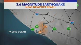 Newport Beach area hit by yet another quake