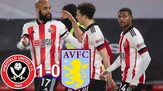 Sheffield Utd 1-0 Aston Villa - 10 MAN UNITED BEAT UNLUCKY VILLA!! EUROPE RACE WIDE OPEN