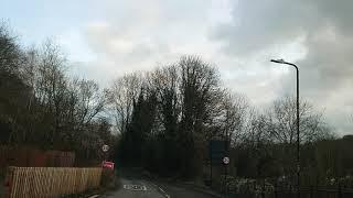 Drive through Ironbridge, Shropshire UK 9/2/21