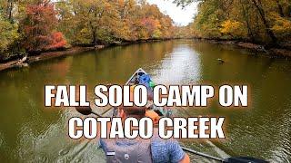 Fall Solo Camp on Cotaco Creek