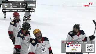 HIGHLIGHTS - NorthEast vs Central - Playoff Round 1 - PIHL Girls League - June 7 2023