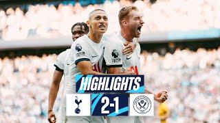 TOTTENHAM HOTSPUR 2-1 SHEFFIELD UNITED // PREMIER LEAGUE HIGHLIGHTS // RICHARLISON & KULUSEVSKI