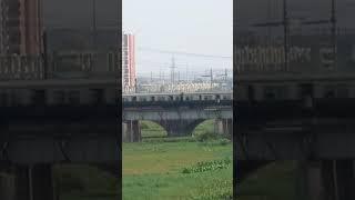 iron bridge cross EMU #sateeshmaurya #indianrail #rail #train #shortvideo #shorts