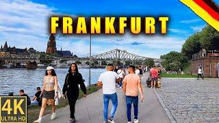 Frankfurt In September | Frankfurt In Summer | 4K Walking Tour