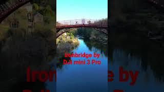 The Ironbridge, Ironbridge, Shropshire, England with DJI mini 3 Pro 2023