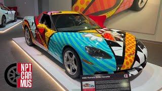 Corvettes as Art at the Newport Car Museum #automobile #corvette