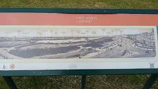 old photo, King's Gardens Southport located to the left of the large circular fountain UK wild