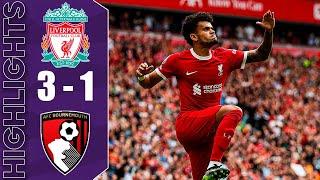 Liverpool vs Bournemouth 3-1 Highlights Goals - Premier League 23/24