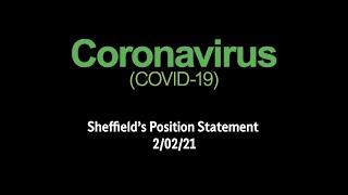 Coronavirus - Sheffield's Position Statement (2 February 2021)