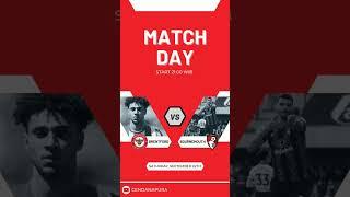 MATCH DAY !!!!!!!! | ENGLISH PREMIER LEAGUE | BRENTFORD VS BOURNEMOUTH | KICK OFF 21:00 WIB #shorts