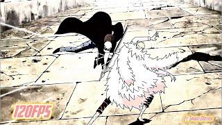 Laws battle with doflamingo on dressrosa iron bridge | 120FPS + Smart Motion