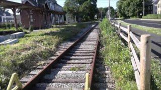 Newport Secondary Rail Line south end current conditions - 6/9/2024