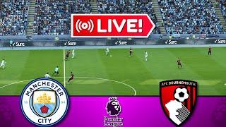 MANCHESTER CITY vs BOURNEMOUTH LIVE | Premier League 2023-24 | Watch Along & Pes21 Gameplay