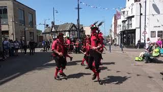 The Ironmen & Severn Gilders -- Ironmen dance at Day of Dance in Stourbridge 20/05/2023