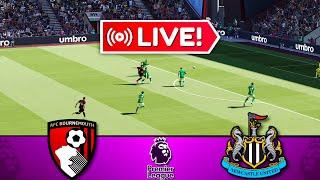 BOURNEMOUTH vs NEWCASTLE LIVE | Premier League 2023-24 | Football Match - Watch Along & Pes21