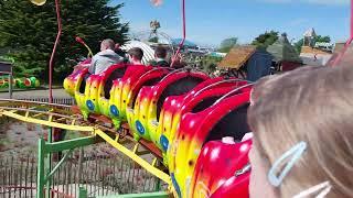 The Little Dragon Rollercoaster. On Ride POV. Southport Pleasureland. Filmed 27th May 2024.