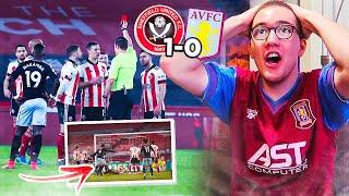 *ANGRY SCENES AS VILLA LOSE TO 10 MAN BLADES! *SHEFFIELD UNITED 1-0 ASTON VILLA | *LIVE REACTION*