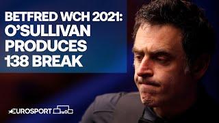 O'Sullivan 138 break against McGill | Snooker World Championship Sheffield 2021 | Eurosport