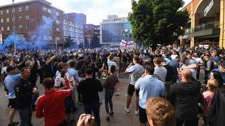 Coventry City Fans Chase Two Men In Major Disturbances