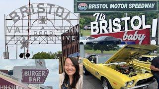 It’s Bristol Baby!! Touring Downtown, Motor Speedway & Local Car Show - Awesome Day! TN & VA ❤️