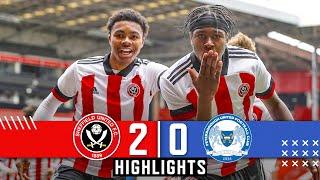 Sheffield United 2-0 Peterborough United | U18 FA Youth Cup Highlights | Jebbison & Brooks Goals. 