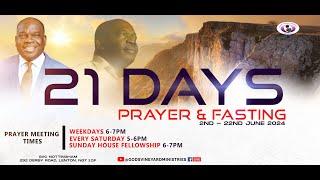 21 Days Prayer & Fasting | Day 1 | Sunday 2nd Service - Pastor Ezekiel Alawale