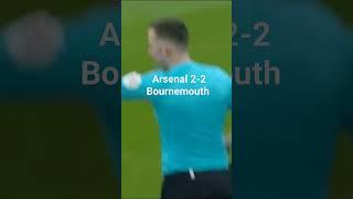 Arsenal 3-2 Bournemouth Amazing Match