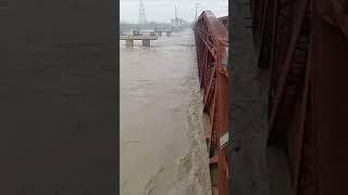 yamuna iron bridge water overflow ????????#flood #delhiflood #yamunaflood #water