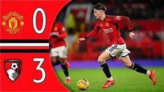 Manchester United vs Bournemouth 0-3 Highlights Goals | Premier League 2023-24