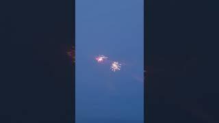 Air Fireworks Show in Bournemouth Festival, 항공기 불꽃놀이 (본머스 축제) #Air Show #Fireworks