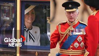 Trooping the Colour: Princess Kate attends King Charles' birthday celebration in London | FULL