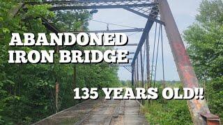 Exploring an Amazing ABANDONED IRON BRIDGE in Rural Indiana (ca 1890)