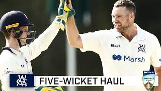 Holland peach highlights Shield five-wicket haul | Marsh Sheffield Shield 2020-21