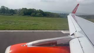 Easyjet A320 Take Off Bristol Airport