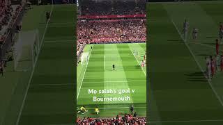 Mo salah’s goal v Bournemouth and guessed where he placed the pen