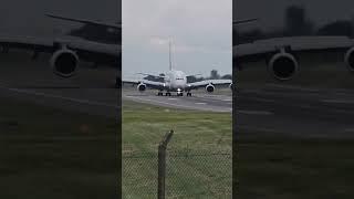 #emirates #a380 landing at #BHX #birmingham airport