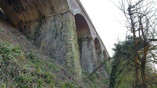 Walking from Ironbridge to the Viaduct, Disused Severn Valley Railway, Ironbridge, Telford 16/4/20