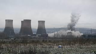 Rugeley Power Station chimney demolished