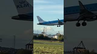 KLM E175 departs Belfast #aviation #planespotting #airport #airlines #subscribe #viral #plane #short