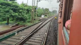 Down 12858 Tamralipta Express crossing Kolaghat Iron Bridge | Indian Railways