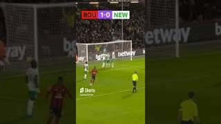 CHERRIES HALT TOON TO A DRAW ???? | AFC Bournemouth 1-1 Newcastle United | #premierleague #shorts