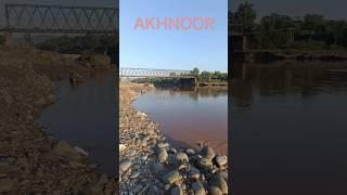 Akhnoor iron bridge chenab river #akhnoor #ironbridge #chenabriver