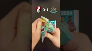 Can I predict BOURNEMOUTH vs NEWCASTLE from these packs? 11/11/23 #shorts